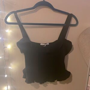 reformation black tank